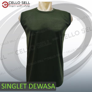 singlet pria Olahraga/kaos tanpa lengan sporty