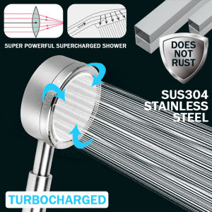 Walrus Shower head Shower head set for bathroom 304 stainless steel shower shower bathroom pressure high water-saving technology thermal insulation spray nozzle filter accessories