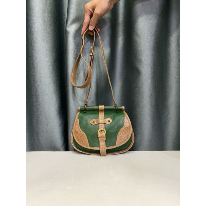 túi đeo chéo si hiệu BEAN POLE Ladies của Hàn da thật - si666 | Lazada.vn