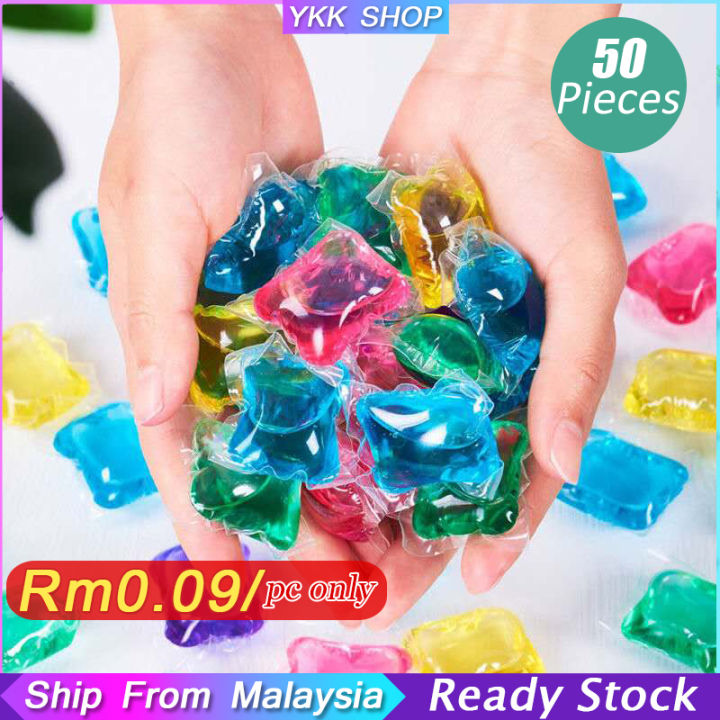 YKK Ready Stock 50pcs Laundry Condensation Beads laundry detergent Laundry condensation beads
