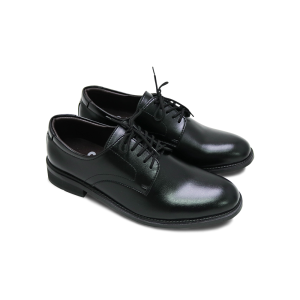 MANWOOD รองเท้าคัชชู หนังแท้ รุ่น DE6703-51 สีดำ