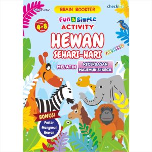 Buku Aktivitas Anak Full Color Fun Simple Activity Hewan Sehari Hari Bonus Poster