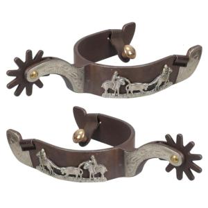Mild Steel Horse Boot Spur Decoration Western Cowboy Horse Spur Competition Equipments for Men and Women Enduring