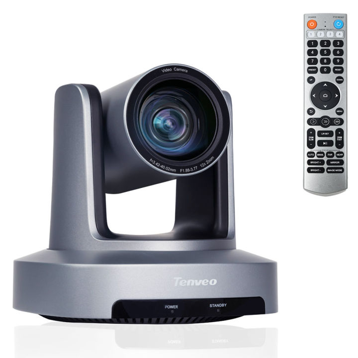 Tenveo UV20A 1080p PTZ Camera USB HDMI SDI RJ45 20X Optical Zoom Auto Focus  Pan Tilt Camera for Live Streaming, Broadcast Conferencing with PoE
