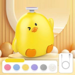 ER52858 Chicken Shape Electric Baby Nail Trimmer Cartoon Portable Baby Nail Clipper Easy To Trim BPA-Free Baby Nail Grinder Baby Care Tools