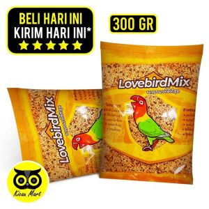 Kicau Mart Vitamix Lovebird Phoenix Pakan Makanan Burung Love Bird Parkit Falk Finch Biji Milet Campur Pakan Harian Lovebird Vitamix Phoenix VMIXLB
