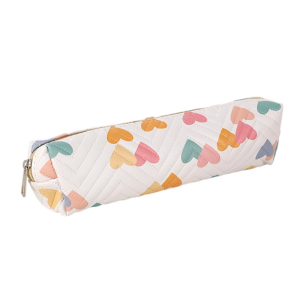 Water Resistant Leather Pen Bag Cartoon Pencil Case Portable Pen Organiser Pouches For Students Office Professional