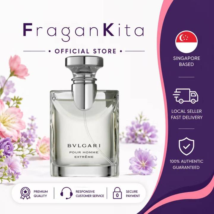 BVLGARI Pour Homme Extrême 100ml Bvlgari Pour Homme Extreme EDT for Men 100ml | Lazada Singapore