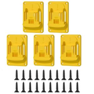 Wall Mounted Drill Holders Set Of 5 For 18V Cordless Tool Practical ABS Brackets With Secure Storage Space Saving Design