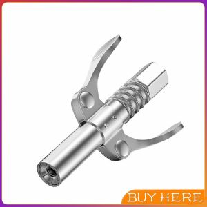 BUY HERE หัวอัดจารบีหล่อลื แบบล็อคเร็ว ด้ามจับคู่ ปากแบน Grease nozzle