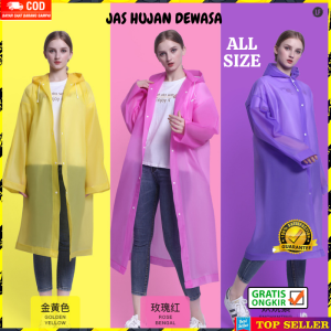 JAS HUJAN WANITA KOREA MANTEL HUJAN PRIA DEWASA RAINCOAT GIRL JAKET PEREMPUAN GUNUNG IMPORT A16