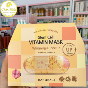 Mặt Nạ Giấy Dưỡng Ârm Trắng Da Banobagi Stem Cell Vitamin Mask 30ml