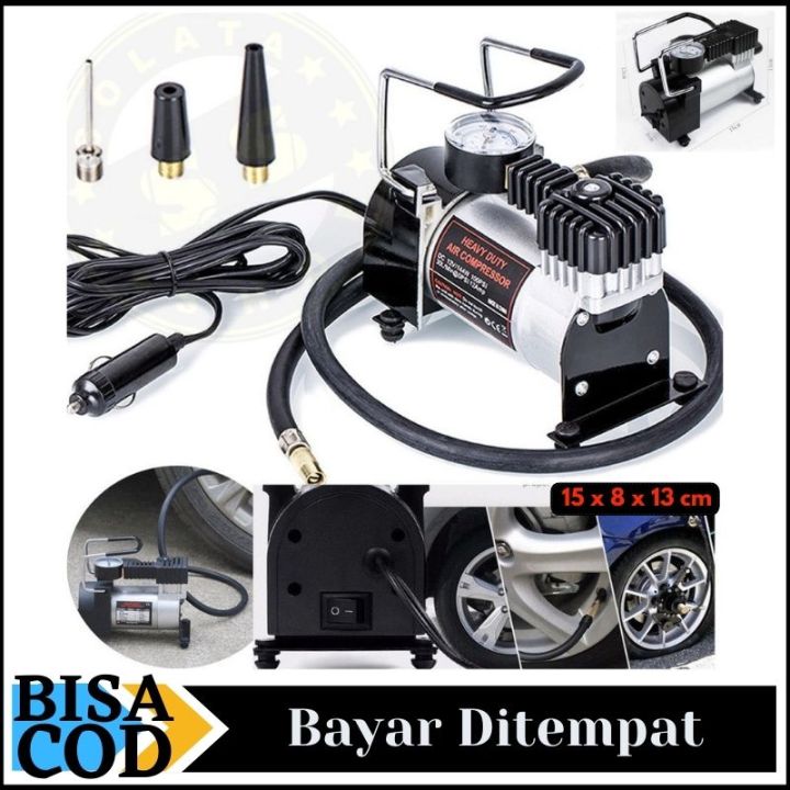 Mini Heavy Duty Air Compressor Dc V Psi Portable Dan Mudah Di