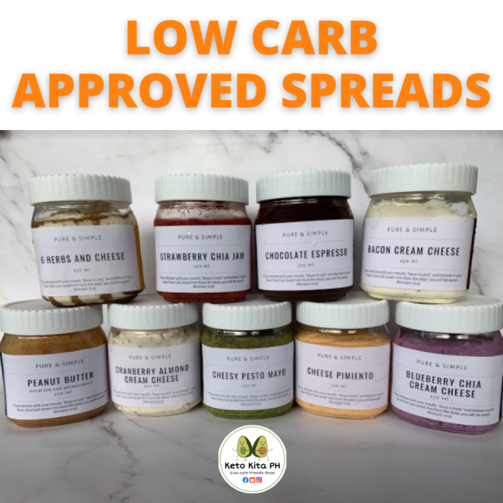 Keto Spreads (Gluten Free/Low carb Palaman) Lazada PH