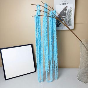 UNMEGONI Yarn Amaranthus Artificial Hanging Plant Multicolor Ornament Simulated Amaranthus Caudatus Beautiful Accessories Hanging Amaranthus Flowers European Wedding Decoration
