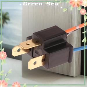 Green sea 2 4PCS Car Headlight Fog Lamp Male Adapter Socket Wiring Harness H4 Bulb Socket Male Adapter Connector