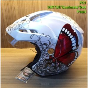 Helm Half Face Cewek Dewasa Virtue Soulmate SNI Original Cat Jepang