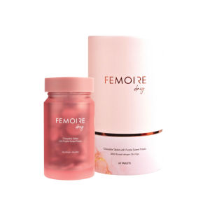 Buy 3 Free 1 (bestseller）[Natures Glory Store] Femoire Day & Night Set (60 Tablets + 15 Sachets)  Rose Placenta Collagen Peptide Whitening Suplemen Kulit Cerah Anti-Aging Acne Jeragat Shipped within two days