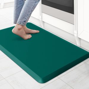 Kitchen Mat Cushioned Anti Fatigue Rug Standing and Comfort Floor Mats    Water-Resistant Non-Slip Easy to Clean Comfort Floor Mat for Kitchen Sink & Office Multiple Colors & Sizes 17.3"x28"