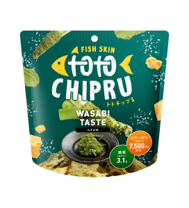 Fish Skin Snack 25g - Salted Egg Taste Spicy Taste CheeseTaste Curry Taste Wasabi Taste