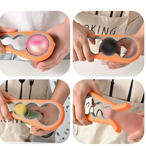 Multi Function Jar Opener Easy Grip Wrench Handy Save Strength Can Beer Lid Bottle Openers