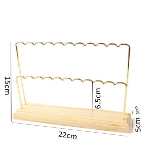 NEEUJ ที่แขวนที่แขวน ที่วางแสดงเครื่องประดับ กันลื่น จุได้มาก ชั้นเก็บเครื่องประดับ ต้นไม้เครื่องประดับอัญมณี การประหยัดพื้นที่ ที่วางต่างหู สาวๆ