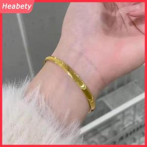 Heabety  Cat của mắt Vòng đeo tay với mô hình lượn sóng cho người phụ nữ sang trọng Bangle Đảng đồ trang sức Tiệc Quà Tặng