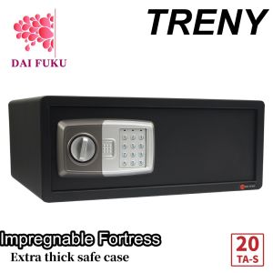 TRENY Safety Box Security Safes Home Office Safe Box Money Box Burglary Safe Box All Steel Digital Electronic Keypad Lock Anti-thief Box Currency Jewelry Safe Box