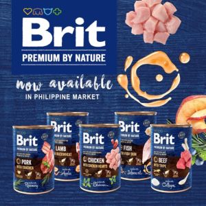 400g Brit Premium by Nature Wet Dog Food Can Dog Essentials