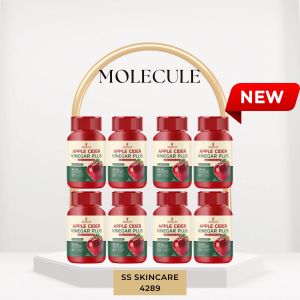 Molecule (โมเลกุล) 4แถม4 แพ็คเกจใหม่ แอปเปิ้ลไซเดอร์ ลดปริมาณน้ำตาล