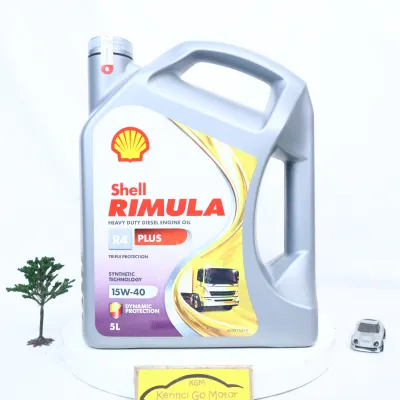 Shell Rimula R4 Plus SAE 15W-40 5 Liter Api CI-4/CH-4 Oli Mobil Mesin Diesel Pelumas Synthetic Dynamic Protection Technology Original
