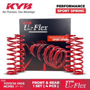 Kayaba Ultra Flex Performance Sport Spring - Toyota Vios NCP93 Dudong (07~12) NCP150/NSP151 (13~18) AC100 23~
