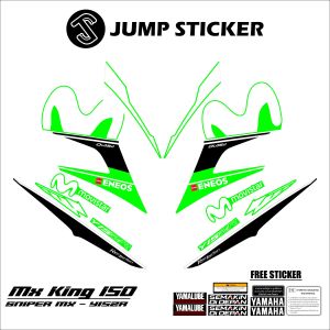 Stiker striping mx king 150 grafis variasi 066