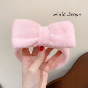 Korean Turban Turban Wash Makeup Cleansing Headband Fashion Bow RibbonTurban COD