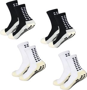 1 Pairs Football Socks Men Women Sports Socks Non-slip Silicone Bottom Soccer Socks Rugby Tennis Volleyball Badminton Socks Outd