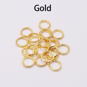 100pcs/lot Gold Stainless Steel Open Jump Rings For Jewelry Making Supplies Findings DIY Earring Necklace Connectors