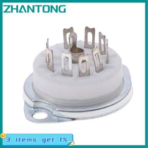 ZHANTONG 1Pc chassis mount 9pin tube socket for EL84 ECC82 6922 12AX7