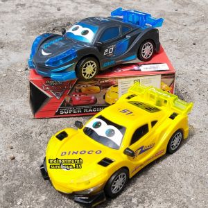 Mainan Mobil Super Racing MC Queen Power Full 950 B | Mainan Mobil Balap Bisa Berjalan Ada Lampu Dan Musik Yang Keren Menggunakan Baterai | Mainan Anak Laki Laki Driver Two Win Cars Kemasan Dus Berbahan Plastik