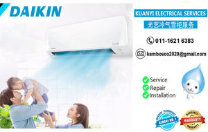 Daikin Wifi FTV 1HP/1.5HP/2HP/2.5HP Air Conditioner (R32)/ 5 yrs wrty compressor/ FTV standard series 冷气 Penghawa Dingin / Non Inverter/ WIFI