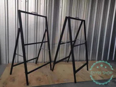 ขาตั้งป้ายแบบเหล็ก ขาตั้งโปสเตอร์บอร์ด 60x90 cm ขาตั้งป้าย1หน้าและ2หน้า ถอดประกอบได้