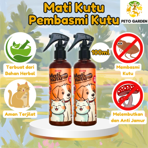 Holycatlabs MATIKUTU 100 ML | OBAT ANTI KUTU PEMBASMI KUTU KUCING ANJING KELINCI