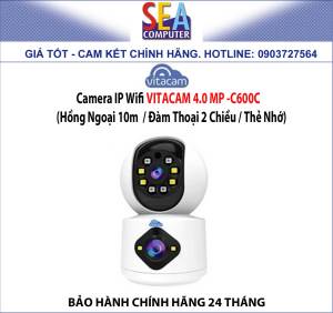 Camera IP Wifi VITACAM 2 Mắt 6.0 MP -C602C