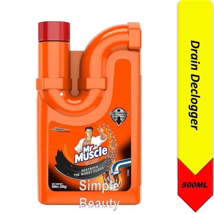 Mr Muscle Sink & Drain Declogger, 500ML Lazada Singapore