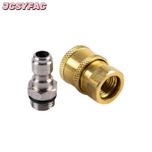 JCSYFAC Bộ chuyển đổi đầu nối vòng đệm cao áp 1 4  đầu nối nhanh M14 x 1.5 ren cái