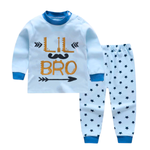 FREE ONGKIR COD SETELAN BAJU ANAK BALITA BAYI MOTIF LIL BRO 0-18 BULAN