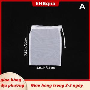 [COD] EHBqna 3PF Ship within 24 hours Túi Lọc Sữa đậu nành 100 lưới lọc tốt Túi tái sử dụng nước trái cây cà phê sữa đậu nành dây rút túi lọc nhà bếp lọc thực phẩm