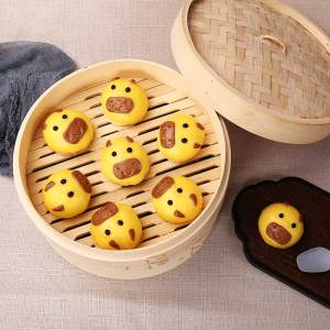 2 Tiers Bamboo Steamer w Cover 18cm / 20cm / 22cm / 24cm/ 26cm/ 30cm