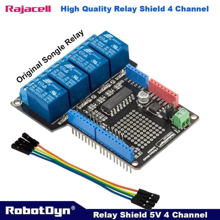 4 Channel 5v Relay Proto Shield module for Universal Arduino project