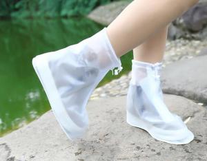 Shoe Cover waterproof Anti-slip Reusable Rain Shoe Cover Kasut Hujan Soft Latex Elastic Motorcycle Rain Boot Sarung Kasut Kalis Air & Anti-Slip Boleh Guna Semula