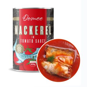 Domee Canned Mackerel in Tomato Sauce 425g/Tin[Bundle of 1Tin/3Tins]